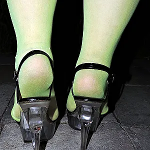 wifeycunt in shiny nylons gallery image