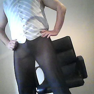 black leggins and wetlook gallery image
