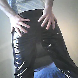 black leggins and wetlook gallery image
