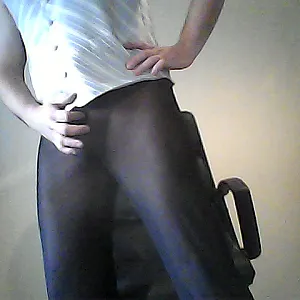 black leggins and wetlook gallery image