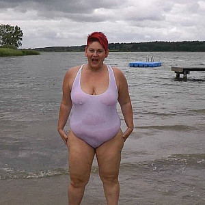 First image of annadevot's Gallery - In WHITE SWIMSUIT in the lake