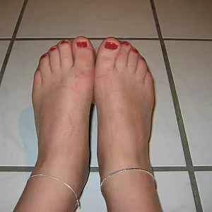 14cm Clear Plateau Heels und Nylonfüße Galeriebild