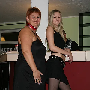 With blonde girlfriend ... gallery image