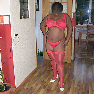 First image of Stocking54's Gallery - My wife in red lingerie