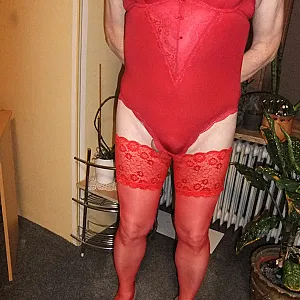 me in red dessous gallery image