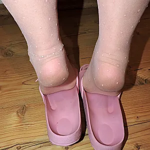 in a pointing pantyhose gallery image