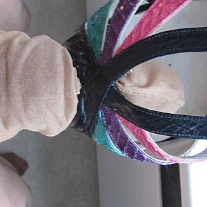 Pumps in nylon dick gallery image