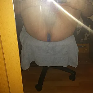 Blue anal dildo gallery image