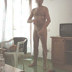 Nackt putzen Galeriebild