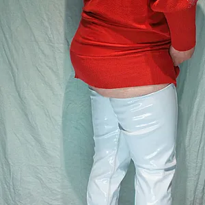Weiße Overknees Galeriebild