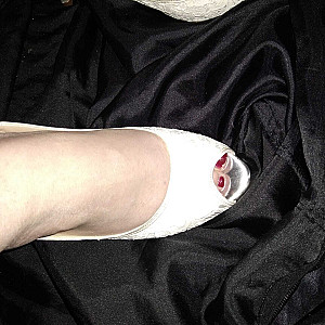 white high heels gallery image