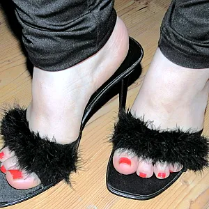 Fotze und Heelfotze, Fußfotze Galeriebild