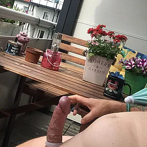 Ständer auf dem Balkon Galeriebild