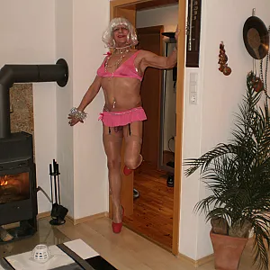 TS-andrea  in pink outfit gallery image