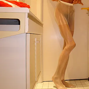 white pantyhose gallery image