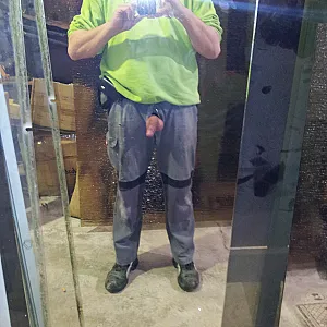 Cock sticking out of his pants gallery image