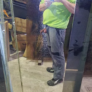 Cock sticking out of his pants gallery image