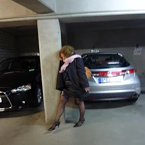 In the parking garage gallery image