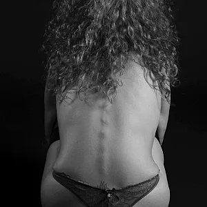 black/white and red gallery image