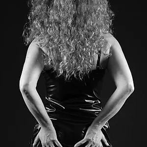 black/white and red gallery image