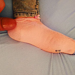 Mädchenschwanz mit Sneakersocken Galeriebild