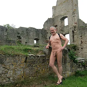 nude walking gallery image