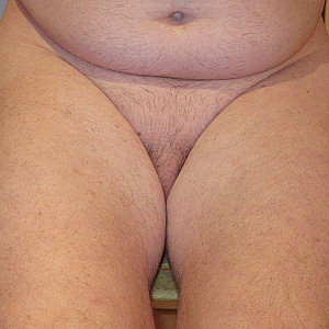 nackter Sklave auf dem Stuhl Galeriebild