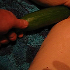First Image Of PAAR50's Video - cucumber and dildo to blow up