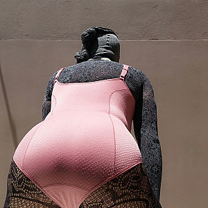 First image of girdlemanbrazil's Gallery - me in black lace lingerie and pink bodybriefer girdle