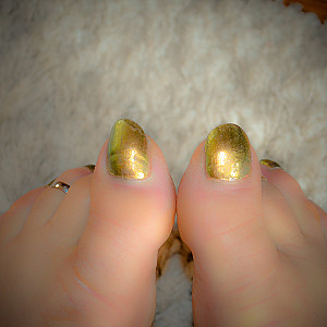 golden nails Galerie
