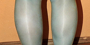 Nylonschichting mit High Heel Mules First Thumb Image