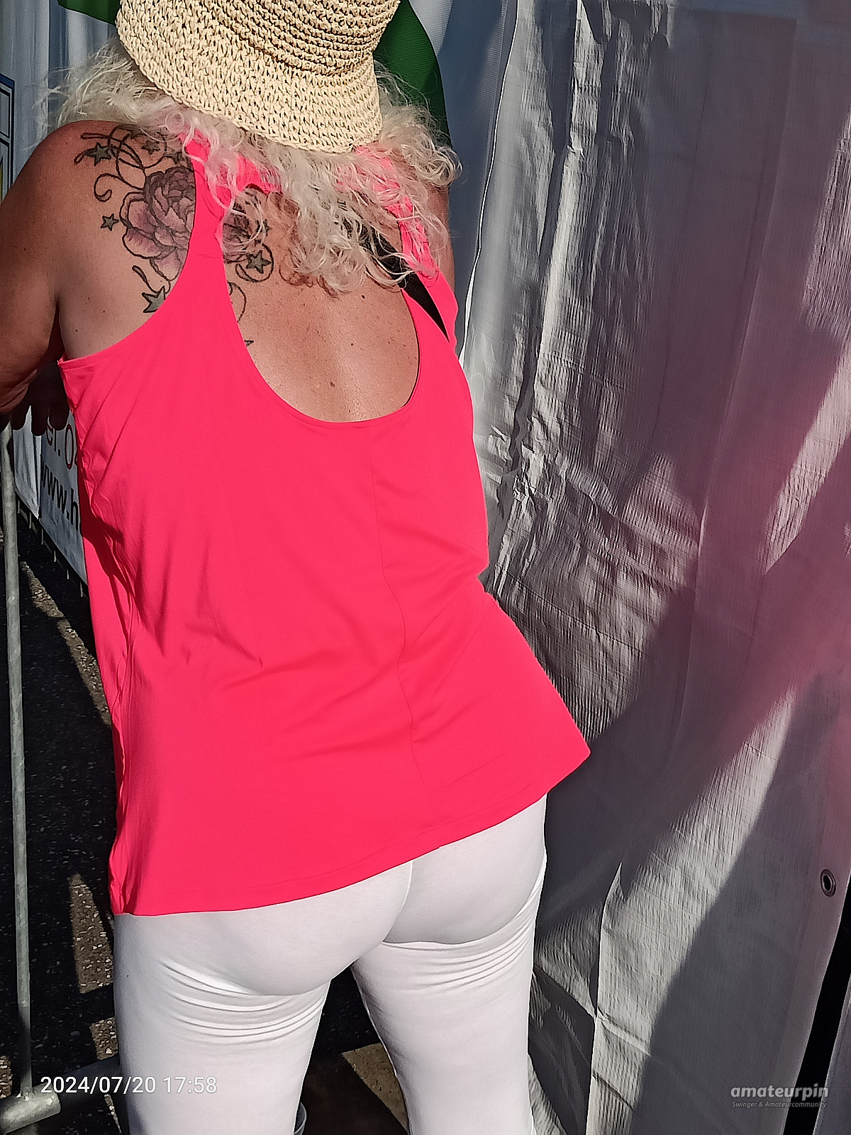 in white leggings gallery image