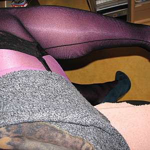 wearing nylons gallery image