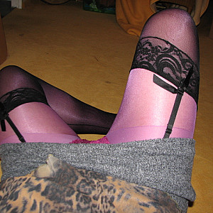 wearing nylons gallery image