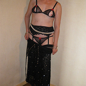 soirée lingerie noire transparente.... Galeriebild