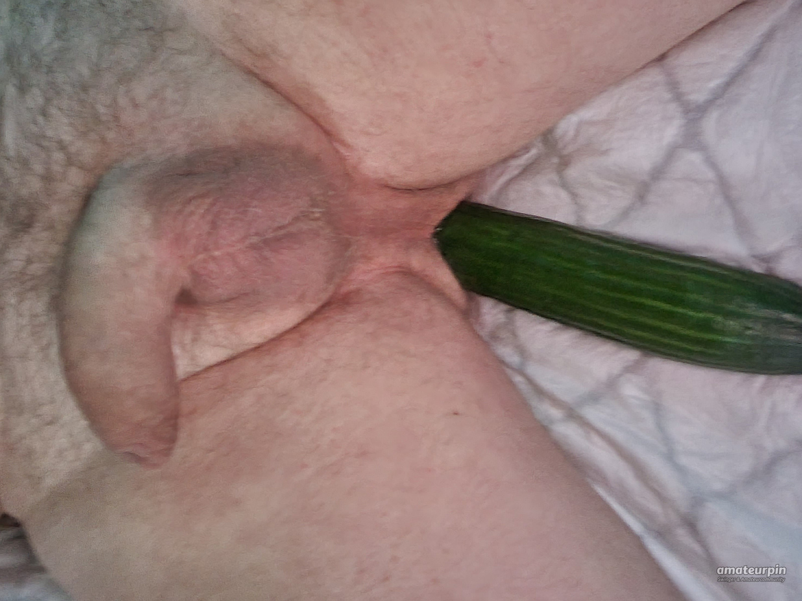 cucumber in the ass gallery image