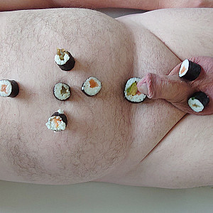 Nackter Sushi Spaß Galerie