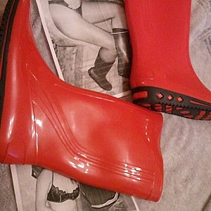 Rubberboots wanking first try gallery image