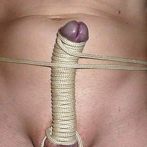 First image of maxyou69's Gallery - bounded balls and cock with a rope