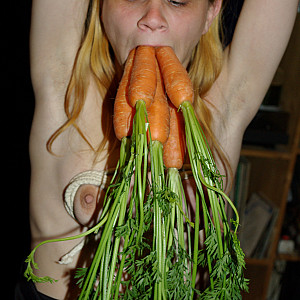 carrot with green gallery image