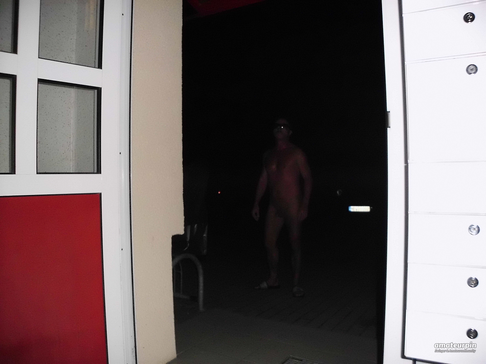 Naked in the hallway during the day and at night !!! gallery image