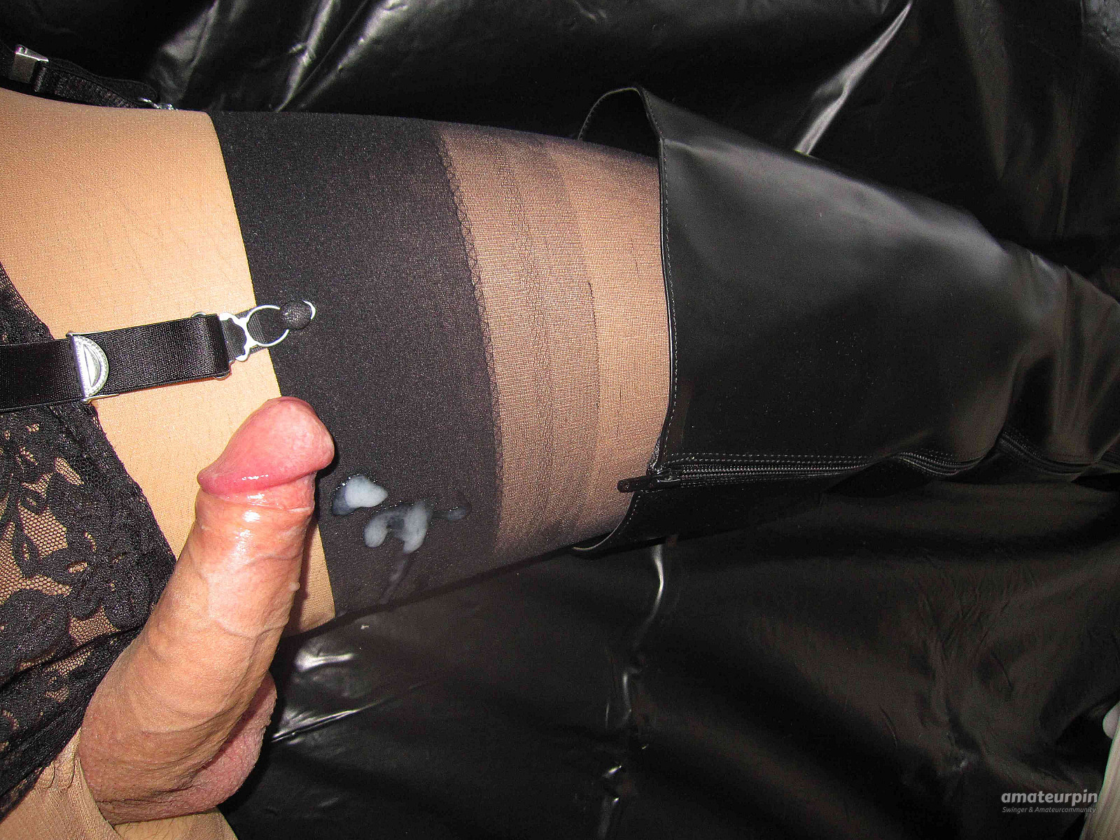 Tease and cum in Thigh-high Boots & Stockings gallery image