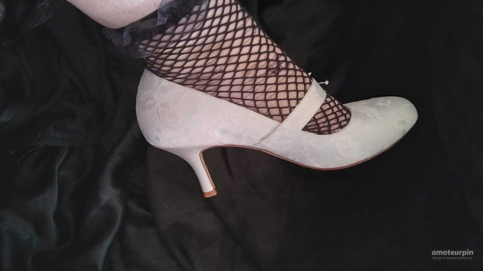 sexy white high heels gallery image