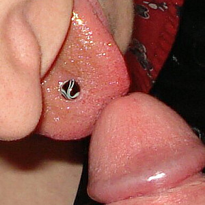 tongue on cock gallery image