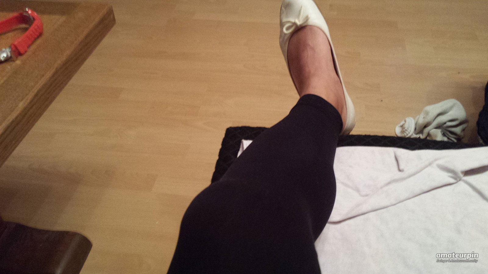 Ich in Leggins und Ballerina Galeriebild