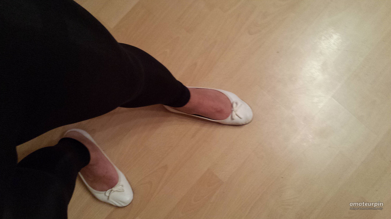 Ich in Leggins und Ballerina Galeriebild