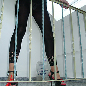 posing in nylons Galeriebild