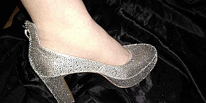 sexy silber high heels First Thumb Image