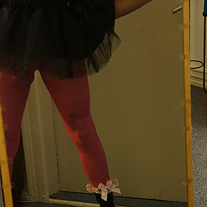 Spiegelbild Pink Pantyhose Galerie