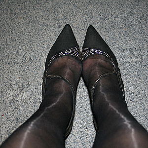 heels and pantyhose gallery image